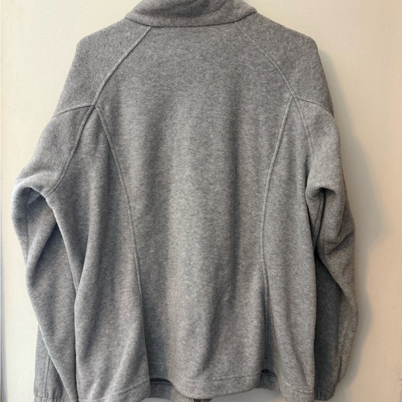 Columbia Light Gray Fleece Jacket - Picture 2 of 3